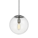 One Light Pendant<br /><span style="color:#4AB0CE;">Entrega: 4-10 dias en USA</span><br /><span style="color:#4AB0CE;font-size:60%;">PREGUNTE POR ENTREGA EN PANAMA</span><br />Collection: Leo - Hanging Globe<br />Finish: Satin Aluminum