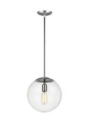 One Light Pendant<br /><span style="color:#4AB0CE;">Entrega: 4-10 dias en USA</span><br /><span style="color:#4AB0CE;font-size:60%;">PREGUNTE POR ENTREGA EN PANAMA</span><br />Collection: Leo - Hanging Globe<br />Finish: Satin Aluminum