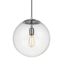 One Light Pendant<br /><span style="color:#4AB0CE;">Entrega: 4-10 dias en USA</span><br /><span style="color:#4AB0CE;font-size:60%;">PREGUNTE POR ENTREGA EN PANAMA</span><br />Collection: Leo - Hanging Globe<br />Finish: Satin Aluminum