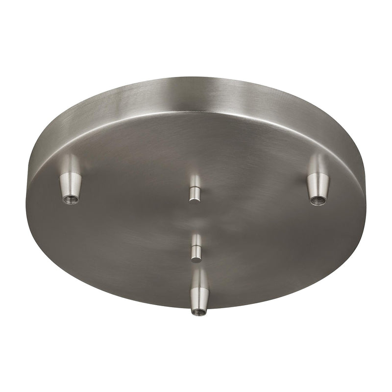 Generation Lighting - 7449403-962 - Three Light Cluster Canopy - Multi-Port Canopy - Brushed Nickel