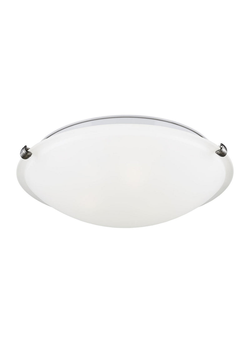 Generation Lighting. - 7643593S-962 - LED Flush Mount - Clip Ceiling Flush Mount - Brushed Nickel