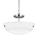 Generation Lighting - 7715202-05 - Two Light Semi-Flush Convertible Pendant - Kerrville - Chrome