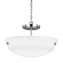 Generation Lighting - 7715202EN3-05 - Two Light Semi-Flush Convertible Pendant - Kerrville - Chrome