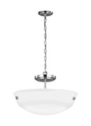 Two Light Semi-Flush Convertible Pendant<br /><span style="color:#4AB0CE;">Entrega: 4-10 dias en USA</span><br /><span style="color:#4AB0CE;font-size:60%;">PREGUNTE POR ENTREGA EN PANAMA</span><br />Collection: Kerrville<br />Finish: Chrome