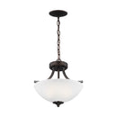Generation Lighting - 7716502-710 - Two Light Semi-Flush Convertible Pendant - Geary - Bronze