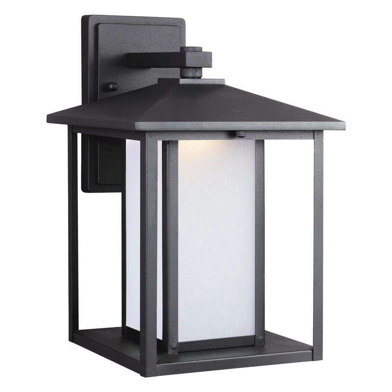 Generation Lighting - 8903197S-12 - LED Outdoor Wall Lantern - Hunnington - Black
