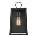 One Light Outdoor Wall Lantern<br /><span style="color:#4AB0CE;">Entrega: 4-10 dias en USA</span><br /><span style="color:#4AB0CE;font-size:60%;">PREGUNTE POR ENTREGA EN PANAMA</span><br />Collection: Marinus<br />Finish: Black