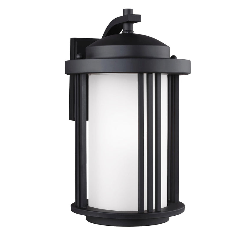 Generation Lighting - 8747901DEN3-12 - One Light Outdoor Wall Lantern - Crowell - Black