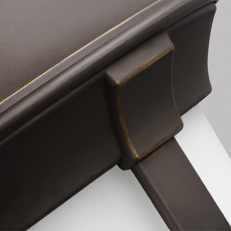 Generation Lighting - 8750701-71 - One Light Outdoor Wall Lantern - Calder - Antique Bronze