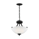Generation Lighting - 7716502EN3-112 - Two Light Semi-Flush Convertible Pendant - Geary - Midnight Black