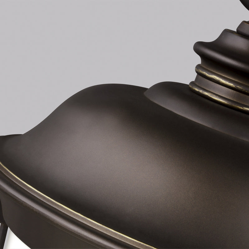 Generation Lighting - 8250701-71 - One Light Outdoor Post Lantern - Calder - Antique Bronze