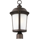 One Light Outdoor Post Lantern<br /><span style="color:#4AB0CE;">Entrega: 4-10 dias en USA</span><br /><span style="color:#4AB0CE;font-size:60%;">PREGUNTE POR ENTREGA EN PANAMA</span><br />Collection: Calder<br />Finish: Antique Bronze