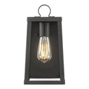 One Light Outdoor Wall Lantern<br /><span style="color:#4AB0CE;">Entrega: 4-10 dias en USA</span><br /><span style="color:#4AB0CE;font-size:60%;">PREGUNTE POR ENTREGA EN PANAMA</span><br />Collection: Marinus<br />Finish: Black