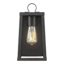 One Light Outdoor Wall Lantern<br /><span style="color:#4AB0CE;">Entrega: 4-10 dias en USA</span><br /><span style="color:#4AB0CE;font-size:60%;">PREGUNTE POR ENTREGA EN PANAMA</span><br />Collection: Marinus<br />Finish: Black