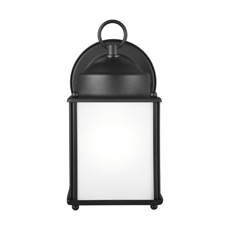 Generation Lighting. - 8592001-12 - One Light Outdoor Wall Lantern - New Castle - Black