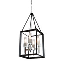 Artcraft Canada - AC10064BC - Four Light Chandelier - Vineyard - Black & Chrome
