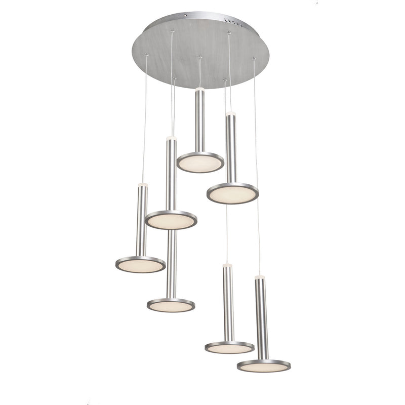 Artcraft Canada - AC7557 - LED Chandelier - Aurora - Brushed Aluminum