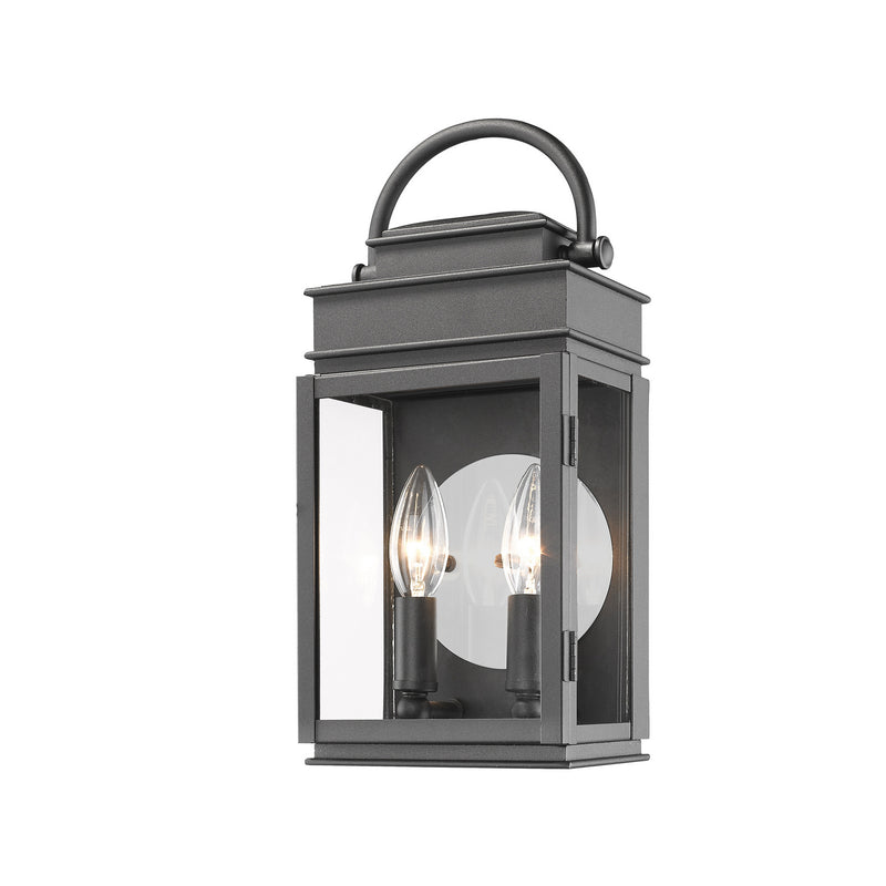 Artcraft Canada - AC8221BK - Two Light Outdoor Wall Mount - Fulton - Black