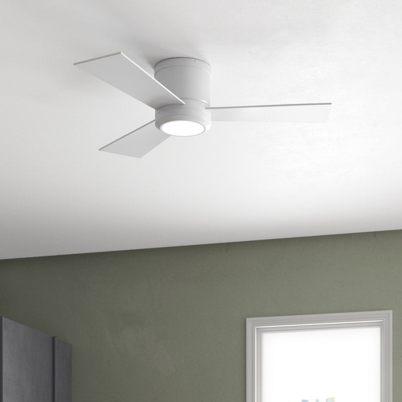 Generation Lighting - 3CLYR42BSD-V1 - 42" Ceiling Fan - Clarity - Brushed Steel