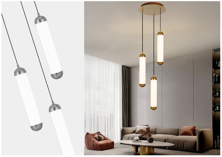 LÁMPARA DE TECHO LED COLGANTE DECORATIVA MODERNA DE 45W 3000K.