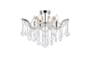 Elegant Lighting - 2800F18C/RC - Four Light Flush Mount - Maria Theresa - Chrome
