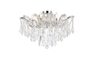 Elegant Lighting - 2800F24C/RC - Six Light Flush Mount - Maria Theresa - Chrome