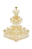 Elegant Lighting - 2803G120G-GS/RC - 84 Light Chandelier - Maria Theresa - Gold