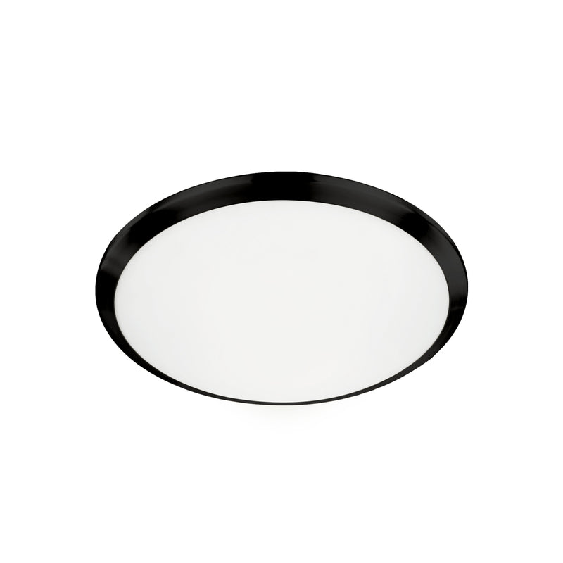 LED Flush Mount<br /><span style="color:#4AB0CE;">Entrega: 4-10 dias en USA</span><br /><span style="color:#4AB0CE;font-size:60%;">PREGUNTE POR ENTREGA EN PANAMA</span><br />Collection: Malta<br />Finish: Black