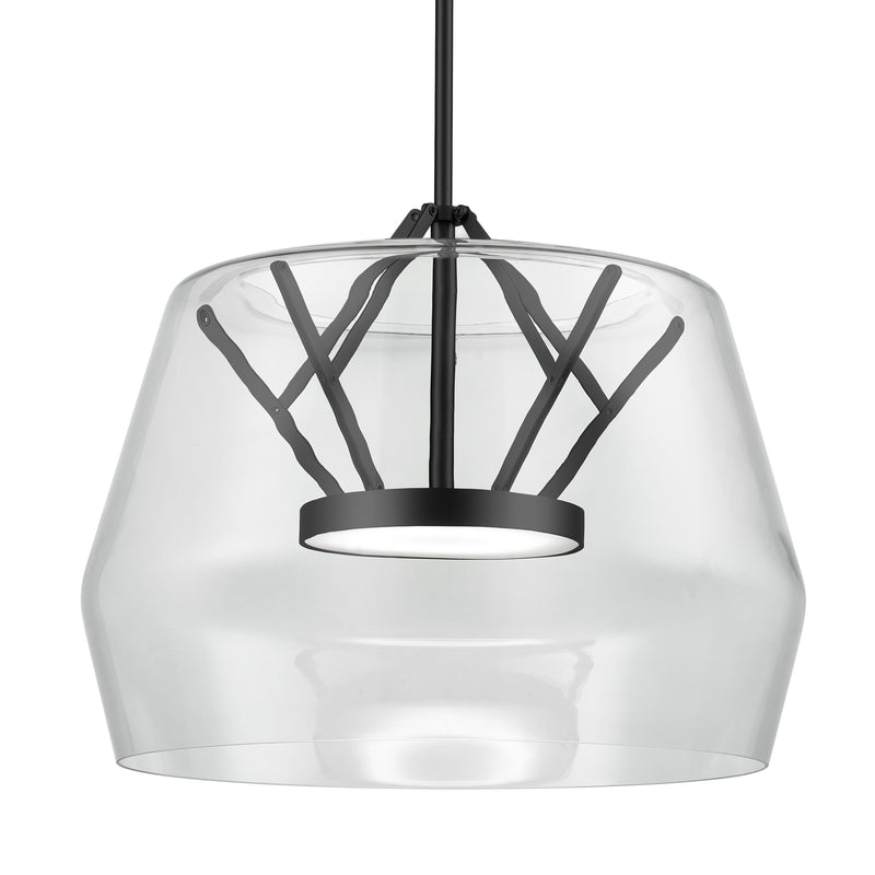 LED Pendant<br /><span style="color:#4AB0CE;">Entrega: 4-10 dias en USA</span><br /><span style="color:#4AB0CE;font-size:60%;">PREGUNTE POR ENTREGA EN PANAMA</span><br />Collection: Deco<br />Finish: Clear/Black