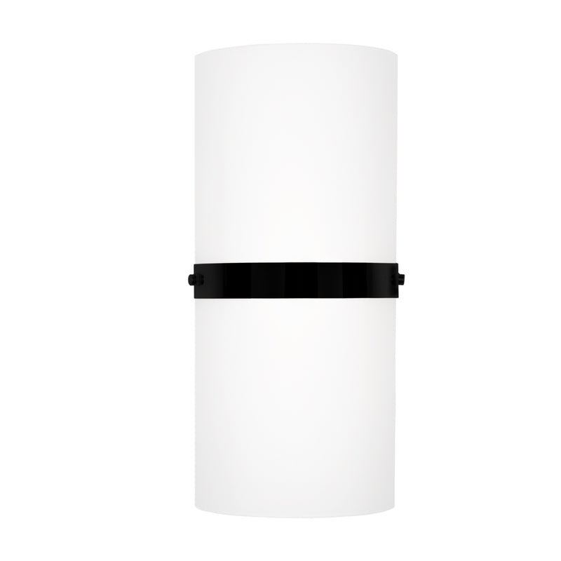 LED Wall Sconce<br /><span style="color:#4AB0CE;">Entrega: 4-10 dias en USA</span><br /><span style="color:#4AB0CE;font-size:60%;">PREGUNTE POR ENTREGA EN PANAMA</span><br />Collection: Harrow<br />Finish: Black