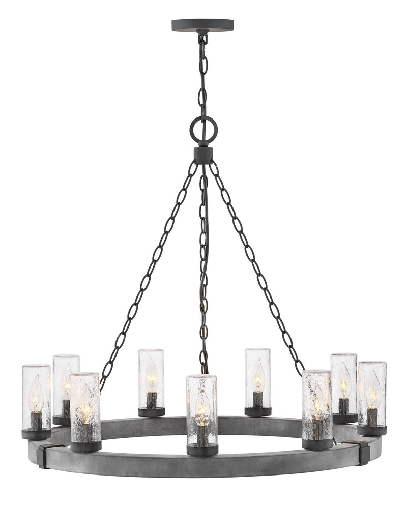 Hinkley - 29208DZ - LED Chandelier - Sawyer - Aged Zinc