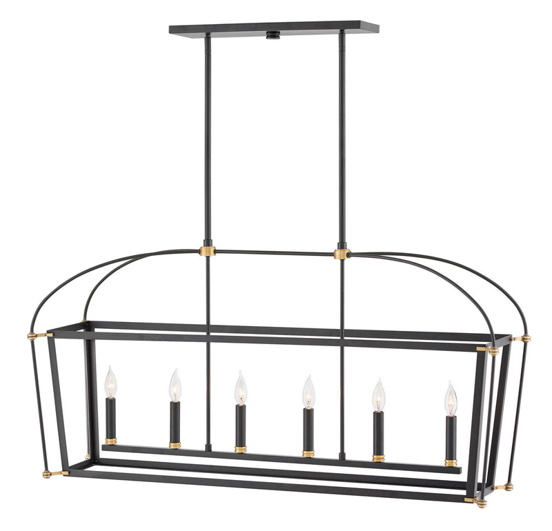 Hinkley - 4054BK - LED Pendant - Selby - Black