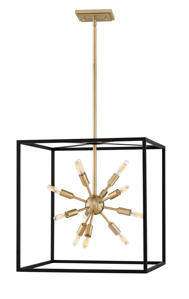 Hinkley - 46314BLK - LED Pendant - Aros - Black