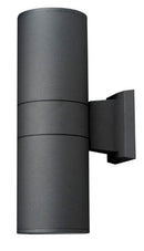LÁMPARA DE PARED EXTERIOR DECORATIVA ILUMINACION UP&DOWN 2XE27-75W - PAR30, 100-240V, 50-60HZ , GRADO DE PROTECCION IP54, ACABADO NEGRO.