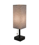 Lámpara de Mesa Decorativa Recargable 1xE27–25W Acabado Gris.