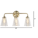 Varaluz - 313B03AB - Three Light Bath - Amherst - Antique Brass