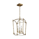 Three Light Lantern<br /><span style="color:#4AB0CE;">Entrega: 2-3 semanas en USA</span><br /><span style="color:#4AB0CE;font-size:60%;">PREGUNTE POR ENTREGA EN PANAMA</span><br />Collection: Thayer<br />Finish: Antique Gild