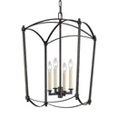 Four Light Lantern<br /><span style="color:#4AB0CE;">Entrega: 3-4 semanas en USA</span><br /><span style="color:#4AB0CE;font-size:60%;">PREGUNTE POR ENTREGA EN PANAMA</span><br />Collection: Thayer<br />Finish: Smith Steel