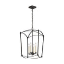 Four Light Lantern<br /><span style="color:#4AB0CE;">Entrega: 10-11 semanas en USA</span><br /><span style="color:#4AB0CE;font-size:60%;">PREGUNTE POR ENTREGA EN PANAMA</span><br />Collection: Thayer<br />Finish: Smith Steel