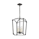Four Light Lantern<br /><span style="color:#4AB0CE;">Entrega: 3-4 semanas en USA</span><br /><span style="color:#4AB0CE;font-size:60%;">PREGUNTE POR ENTREGA EN PANAMA</span><br />Collection: Thayer<br />Finish: Smith Steel