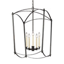 Five Light Lantern<br /><span style="color:#4AB0CE;">Entrega: 4-10 dias en USA</span><br /><span style="color:#4AB0CE;font-size:60%;">PREGUNTE POR ENTREGA EN PANAMA</span><br />Collection: Thayer<br />Finish: Smith Steel