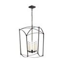 Five Light Lantern<br /><span style="color:#4AB0CE;">Entrega: 4-10 dias en USA</span><br /><span style="color:#4AB0CE;font-size:60%;">PREGUNTE POR ENTREGA EN PANAMA</span><br />Collection: Thayer<br />Finish: Smith Steel