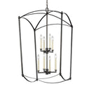 Eight Light Lantern<br /><span style="color:#4AB0CE;">Entrega: 4-10 dias en USA</span><br /><span style="color:#4AB0CE;font-size:60%;">PREGUNTE POR ENTREGA EN PANAMA</span><br />Collection: Thayer<br />Finish: Smith Steel