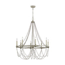 Eight Light Chandelier<br /><span style="color:#4AB0CE;">Entrega: 4-10 dias en USA</span><br /><span style="color:#4AB0CE;font-size:60%;">PREGUNTE POR ENTREGA EN PANAMA</span><br />Collection: Beverly<br />Finish: French Washed Oak / Distressed White Wood