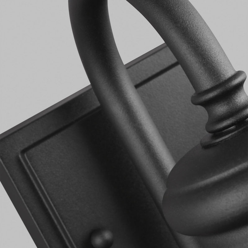 Generation Lighting - OL8600TXB - One Light Outdoor Wall Lantern - Redding Station - Textured Black