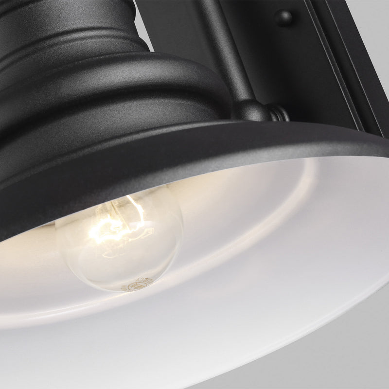 Generation Lighting - OL8601TXB - One Light Outdoor Wall Lantern - Redding Station - Textured Black