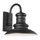 One Light Outdoor Wall Lantern<br /><span style="color:#4AB0CE;">Entrega: 4-10 dias en USA</span><br /><span style="color:#4AB0CE;font-size:60%;">PREGUNTE POR ENTREGA EN PANAMA</span><br />Collection: Redding Station<br />Finish: Textured Black
