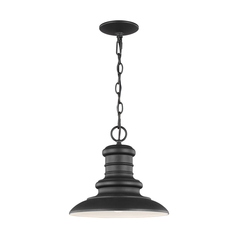 One Light Outdoor Pendant<br /><span style="color:#4AB0CE;">Entrega: 4-10 dias en USA</span><br /><span style="color:#4AB0CE;font-size:60%;">PREGUNTE POR ENTREGA EN PANAMA</span><br />Collection: Redding Station<br />Finish: Textured Black