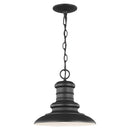 One Light Outdoor Pendant<br /><span style="color:#4AB0CE;">Entrega: 4-10 dias en USA</span><br /><span style="color:#4AB0CE;font-size:60%;">PREGUNTE POR ENTREGA EN PANAMA</span><br />Collection: Redding Station<br />Finish: Textured Black