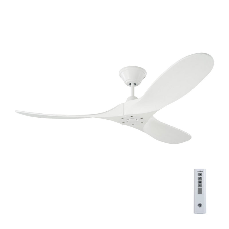 Visual Comfort Fan - 3MAVR52RZW - 52" Ceiling Fan - Maverick - Matte White